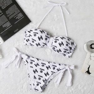 White 2-piece swimwear